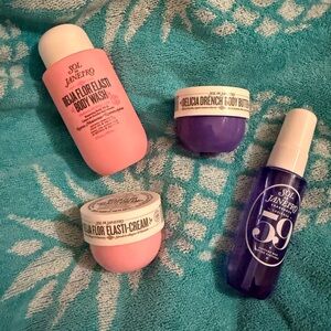 Sol de Janeiro Pink & Purple Travel Body Care Set